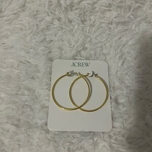 J. Crew Gold Hoop Earrings